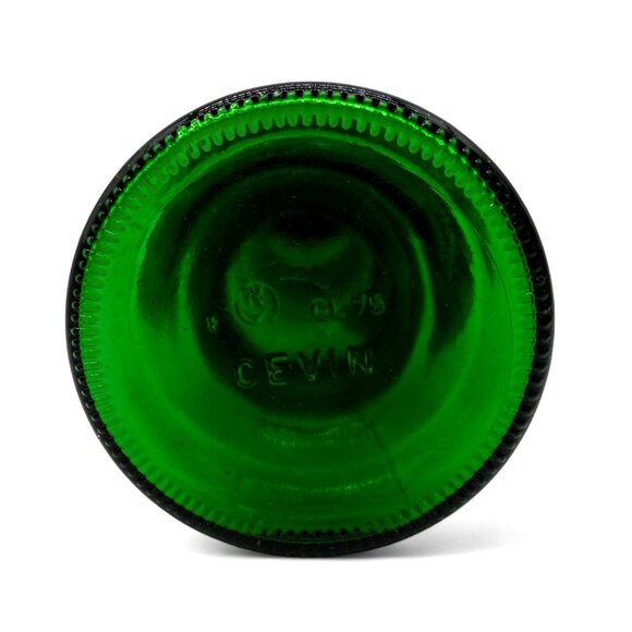 Green GLASS Wine Bottle CANDLE Lamp Italian Chianti Carloni Vintage 22" - Picture 12 of 12